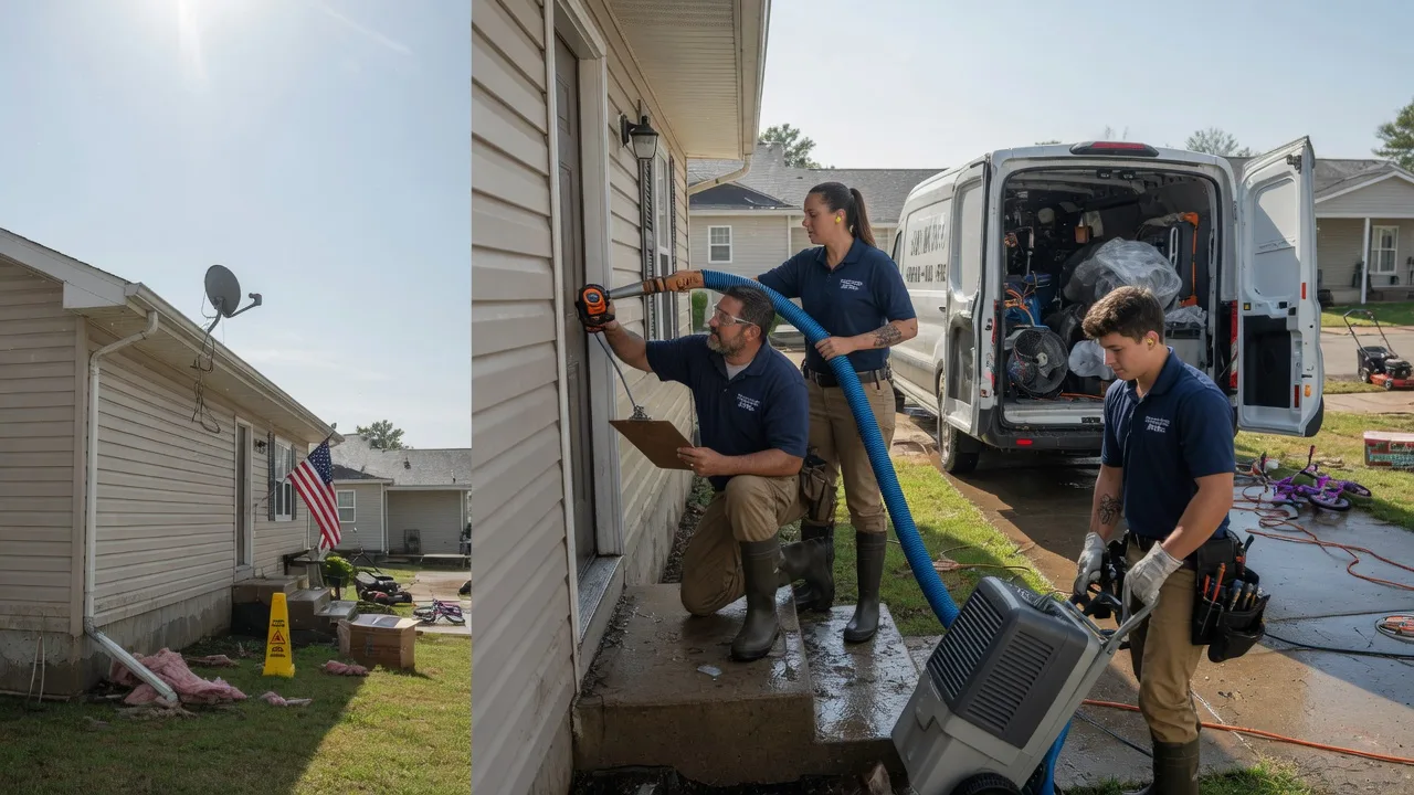 Ceiling Water Damage Restoration in Durango, IA near me